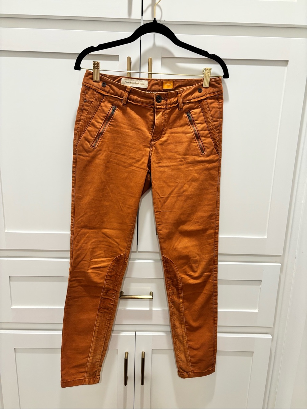 Anthro Pilcro Burnt Orange Jeans